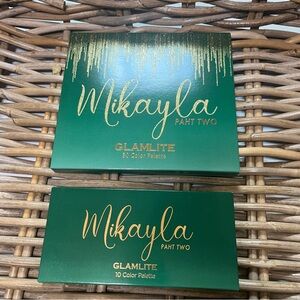 Glamlite Mikayla Paht Two Eyeshadow Palettes